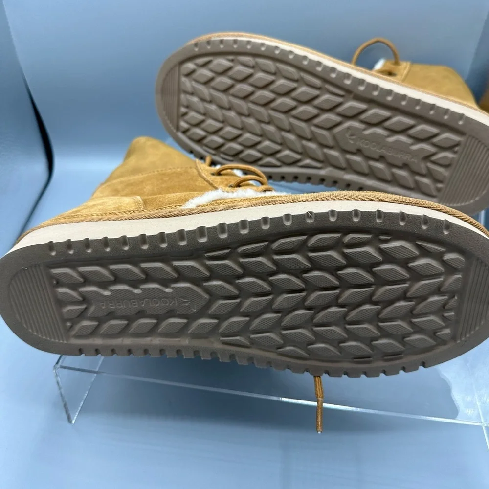 UGG Koolaburra Boots mid-calf Camel color Size 10 ready for winter in comfort - Picture 6 of 11